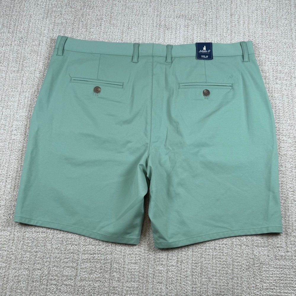 NEW Johnnie-O Mens 38 Green Jupiters 8" Performance Stretch Golf Shorts - Picture 3 of 10